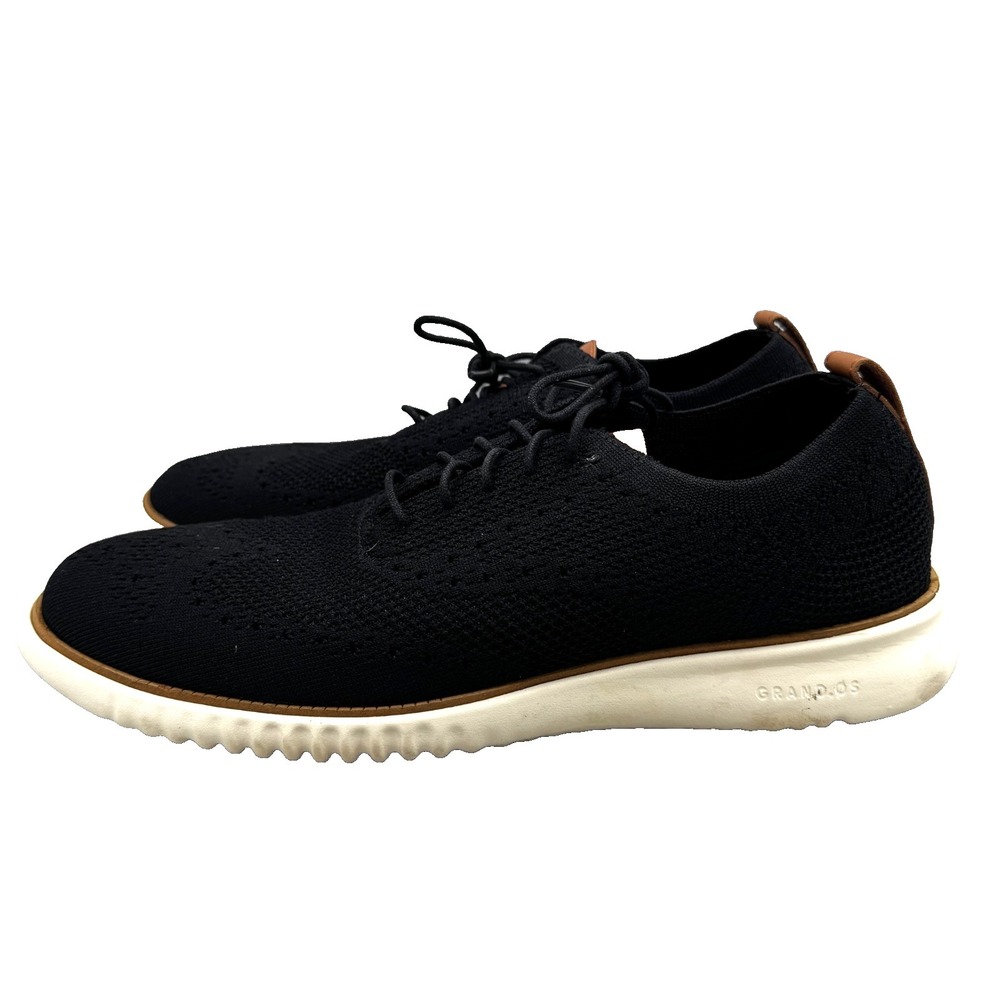 Cole Haan Zerogrand Stitchlite  Men's Oxford Shoes - 11.5 M Black Comfort Airy